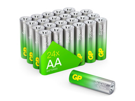 GP Super Alkaline AA Mignon Batterie 1,5V, 24 Stück