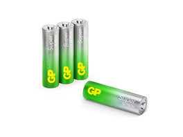 GP Super Alkaline AA Mignon Batterie 1,5V, 4 Stück