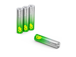 GP Super Alkaline AAA Micro Batterie 1,5V, 4 Stück