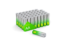 GP Super Alkaline AA Mignon Batterie 1,5V, 40 Stück
