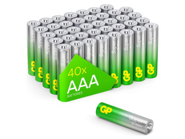GP Super Alkaline AAA Micro Batterie 1,5V, 40 Stück