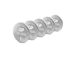 GP Lithium CR2025 Knopfzelle, 3V, 5 Stück
