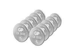GP Lithium CR2032 Knopfzelle, 3V, 10 Stück
