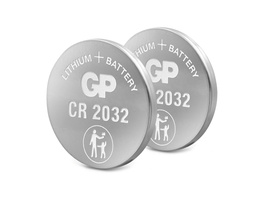 GP Lithium CR2032 Knopfzelle, 3V, 2 Stück