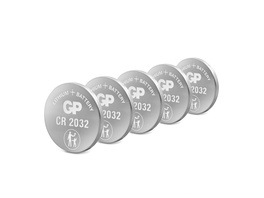 GP Lithium CR2032 Knopfzelle, 3V, 5 Stück