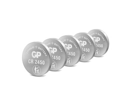 GP Lithium CR2450 Knopfzelle, 3V, 5 Stück