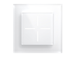 Homematic IP Smart Home Set Glastaster,  1 Fach-Glasrahmen, HmIP-WGS + HmIP-GF1