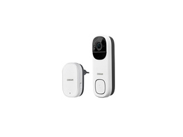 OSRAM SMART+ Smart Home WLAN-Türklingel mit Kamera, 2K, Akku, IP66, Weiß