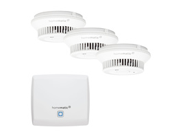 Homematic IP Smart Home Set Rauchwarnmelder mit Access Point, 1x HAP, 3x SWSD-2