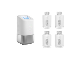 Homematic IP Set Heizen Easy mit Heizkörpern, 4x eTRV-3, 1x HCU1
