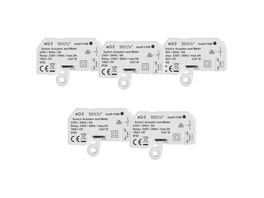 Homematic IP Smart Home 5er-Set Homematic IP Schalt-Mess-Aktor HmIP-FSM, 5 A, Unterputz
