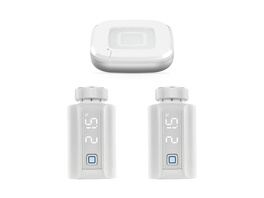 Homematic IP Set Evo mit 1x Access Point, 2x Heizkörperthermostat – Evo, weiß