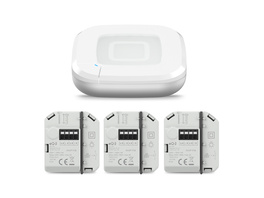 Homematic IP Smart Home Starter Set Schalten mit Access Point 2 und 3x Schaltaktor (6 A) – Unterputz, HmIP-HAP2 und HmIP-FS6