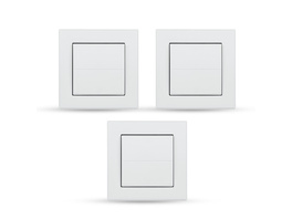 HmIP Tasterwippe für Markenschalter – universal, HmIP-BRU 3er Set