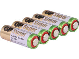 GP Alkaline Rundzellenbatterie Hochspannung 23A, 12V, 5 Stück
