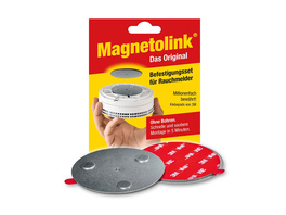 Magnetolink Magnetbefestigungsset für Rauchmelder, für alle Rauchwarnmelder ab Ø 70 mm