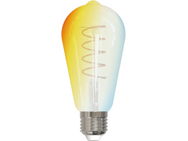 tint Smart Home Vintage Leuchte, LED ST64 Retro, 4,9W, 350lm, E27, 64x140mm, CCT, Zigbee