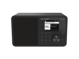 TELESTAR DAB+ Radio TOP 200 , Bluetooth, WLAN, USB, Internet, schwarz