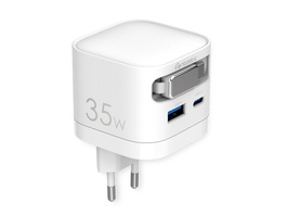 FONTASTIC USB Multi Quick Travel Charger “Zap”, Kabel 68 cm, Weiß
