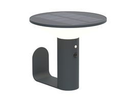 Die Bold Solar-Wandleuchte mit PIR, Gun Grey