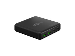 Goobay USB-C™ PD GaN Multiport-Tischladegerät, 100 W, 4 Ports, Schwarz