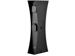 Ledino Steckdosensäule, 4-fach, Connect D4A, IP44, anthrazit