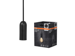 OSRAM Vintage 1906® Pendelleuchte ROUND,  E27, schwarz, ohne Leuchtmittel