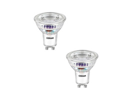 Osram LED PAR16 50 36°, 2 W, 360 lm, GU10, EEK A, warmweiß, 2er Pack