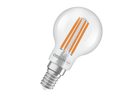 Osram LED Classic P 60, Filament, EEK A, 3,8 W, 806 lm, E14, warmweiß, klar