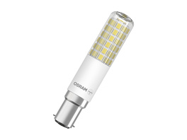 Osram LED T Slim 75 320° DIM, 8 W, 1055 lm, B15d, 2700 K, klar, dimmbar