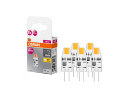 Osram LED Base PIN MICRO 10 320°, 1 W, 100 lm, G4, 2700 K, 5er-Pack