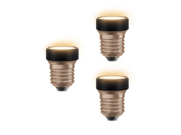 Osram Ultrakompakte Designlampe LED STAR FLAT 28, 3,5 W, 300 lm, E27, 2700 K, matt, 3er Set