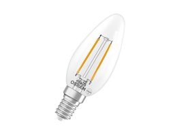 Osram LED Superstar Classic B 25 Filament, 1,8 W, 250 lm, E14, dimmbar, warmweiß, klar