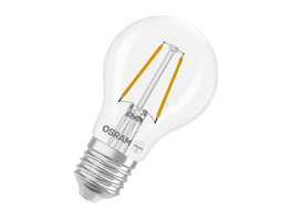 Osram LED Superstar Classic A 25 Filament, 1,8 W, 250 lm, E27, dimmbar, warmweiß, klar