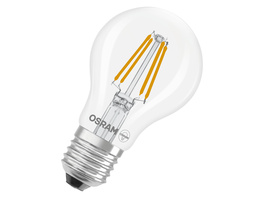 Osram LED Superstar Classic A 40 Filament, 3,4 W, 470 lm, E27, dimmbar, warmweiß, klar