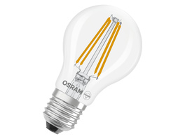 Osram LED Classic A 75, Filament, EEK A, 5 W, 1055 lm, E27, dimmbar warmweiß, klar