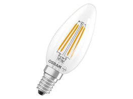 Osram LED Classic B 40, Filament, EEK B, 2,5 W, 470 lm, E14, dimmbar, warmweiß, klar
