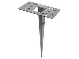 Die BOLD Erdeinbauspieß,  für kleine Leuchten und Steckdosenverteiler