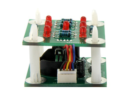 SOL-EXPERT Schüttelwürfel Lötbausatz, LED-Zufallsanzeige, Knopfzellenbetrieb