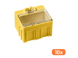 ELV 10er-Set SMD-Sortierbox, Gelb, 23 x 31 x 27 mm